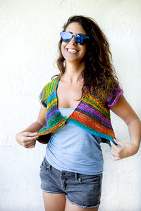 Rainbow Shrug by Urth Yarns