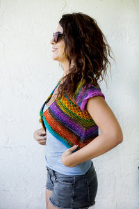 Rainbow Shrug by Urth Yarns