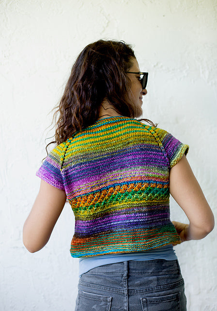 Rainbow Shrug by Urth Yarns