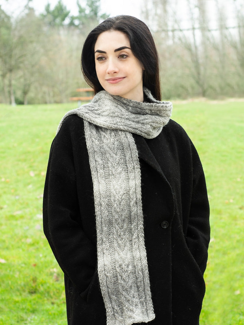 Cabled Scarf by Shannon Dunbabin
