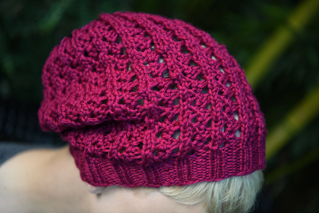 Ribbed Lacy Slouch by Shannon Dunbabin