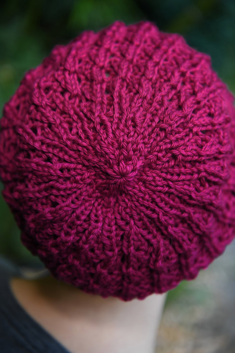 Ribbed Lacy Slouch by Shannon Dunbabin