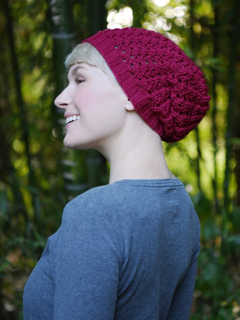 Ribbed Lacy Slouch by Shannon Dunbabin