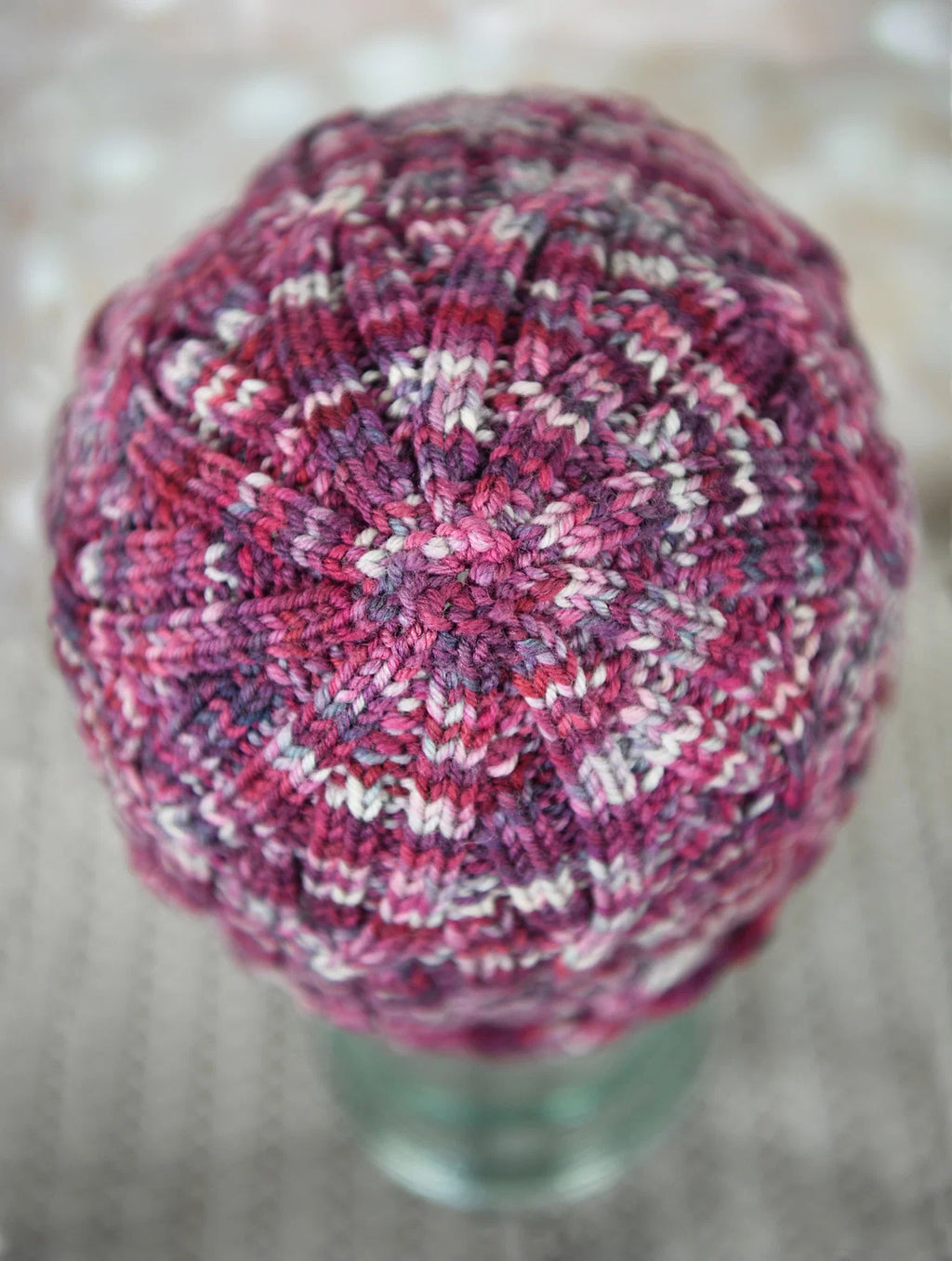 Raspberry Braids Hat by Shannon Dunbabin