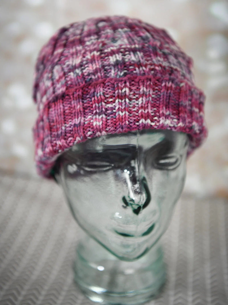 Raspberry Braids Hat by Shannon Dunbabin