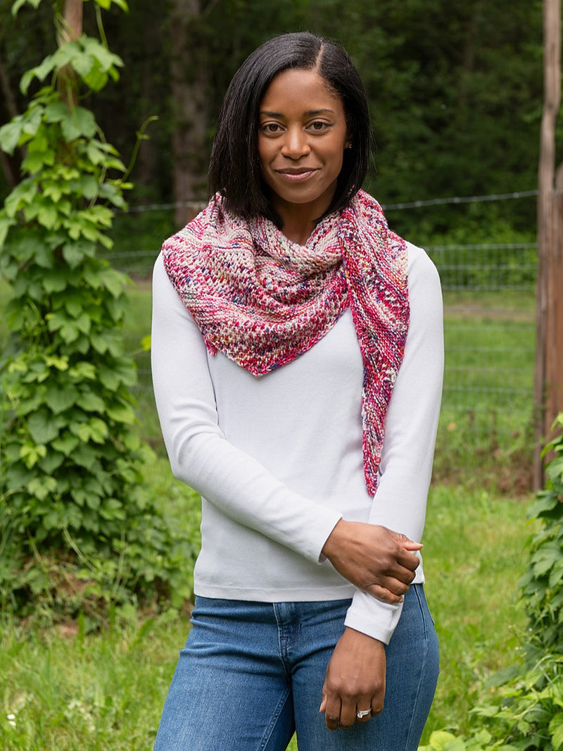 Tropical Galaxy Shawl by Shannon Dunbabin