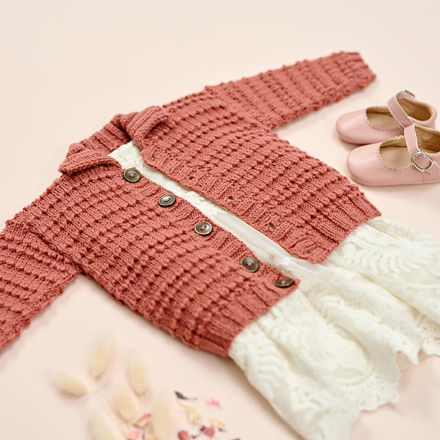 Charlie Textured Hoody & Cardigan by Sarah Hatton