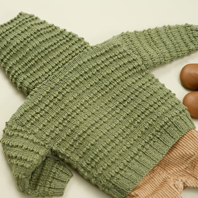 Charlie Textured Hoody & Cardigan by Sarah Hatton