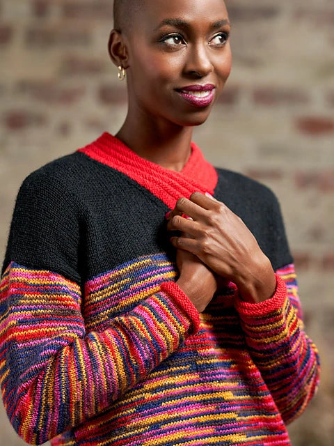 Janet Ripple Ribbed Stripe Jumper by Zandra Rhodes