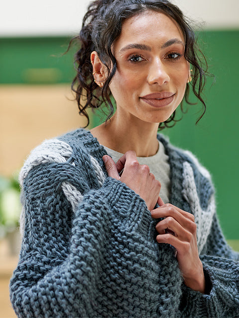Bohdi Cable Cardigan by Chloe Elizabeth Birch