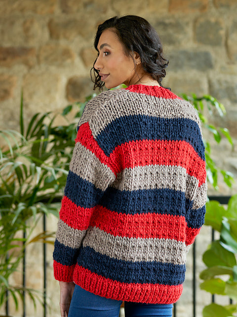 Freda Fleck Stitch Jumper and Cardigan by Chloe Elizabeth Birch