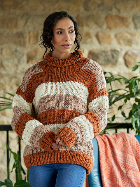 Freda Fleck Stitch Jumper and Cardigan by Chloe Elizabeth Birch