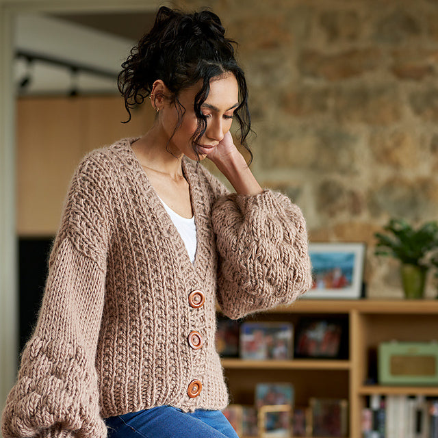 Shiloh Bubble Stitch Jumper & Cardigan by Chloe Elizabeth Birch