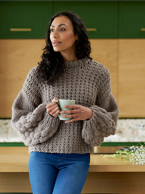 Shiloh Bubble Stitch Jumper & Cardigan by Chloe Elizabeth Birch