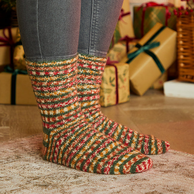 Noelle Knitted Socks by Winwick Mum