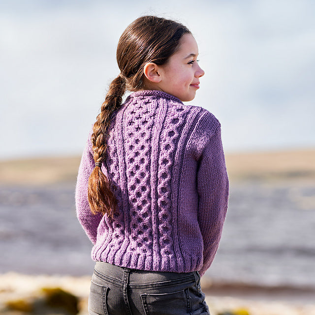 Cameron Children's Cabled Jumper & Hoody by Sarah Hatton