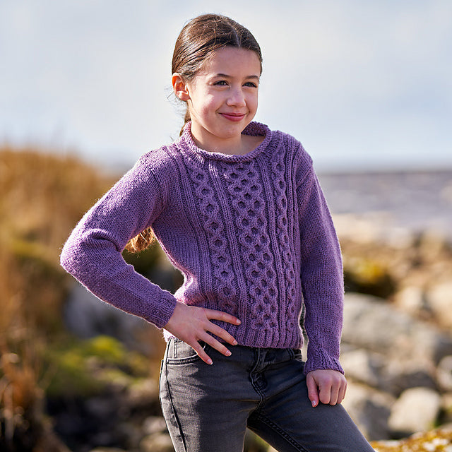 Cameron Children's Cabled Jumper & Hoody by Sarah Hatton