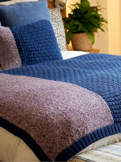Calder Basket Weave Blanket & Cushion by Jenny Watson