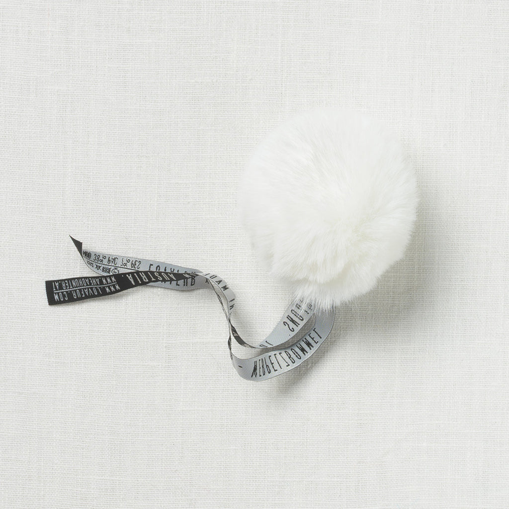Lovafur Luxe Faux Fur Baby Pom White Rex