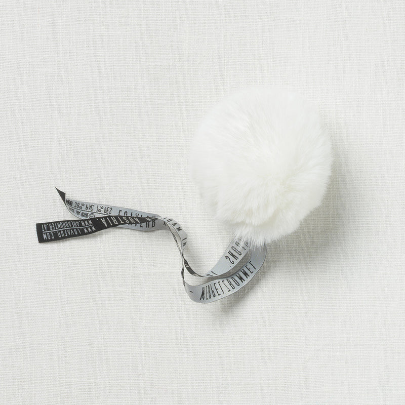 Lovafur Luxe Faux Fur Baby Pom White Rex