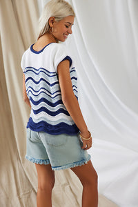 Wind and Waves Top by Yonca Ozbelli
