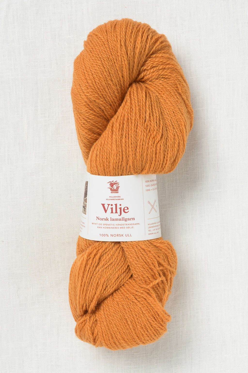 Hillesvåg Vilje 445 Light Rust Orange