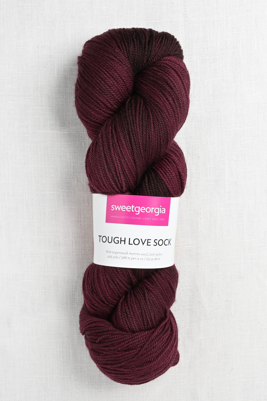 Sweet Georgia Superwash DK Black Plum