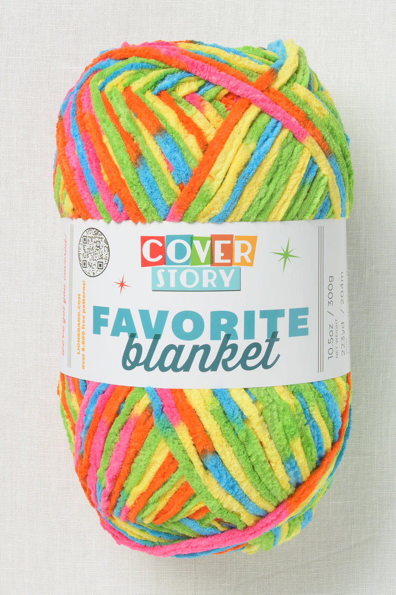 Lion Brand Cover Story Favorite Blanket 223AC Frizzle