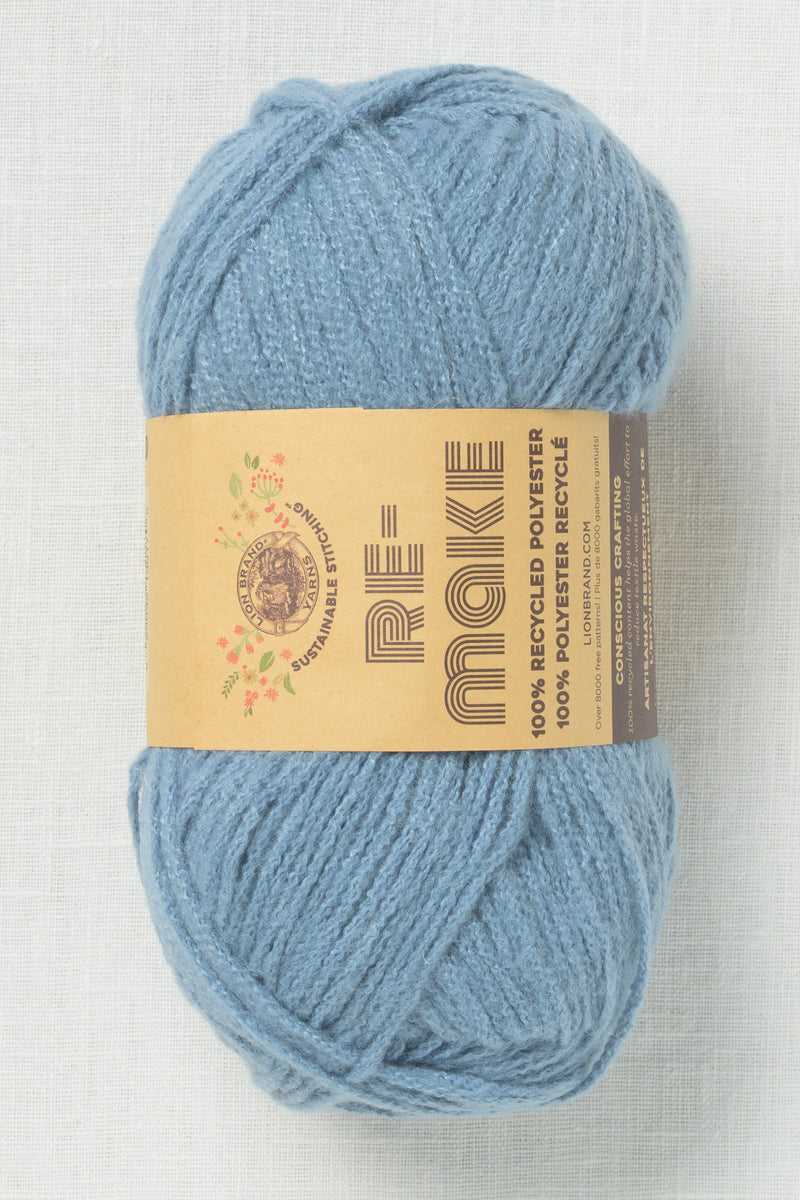Lion Brand Re-Make 105D Azure Blue