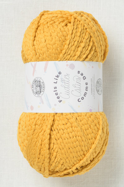 Lion Brand Feels Like Cuddles 159R Sunflower