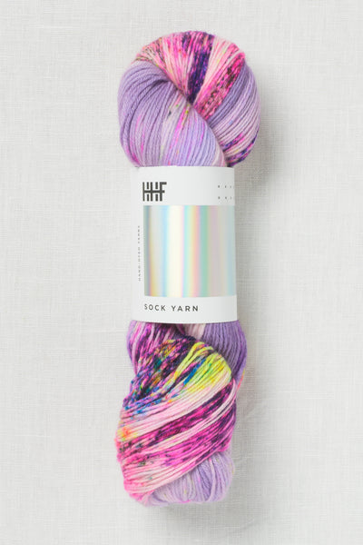 Hedgehog Fibres Oh So Fine Souffle Rain On Violets (New)