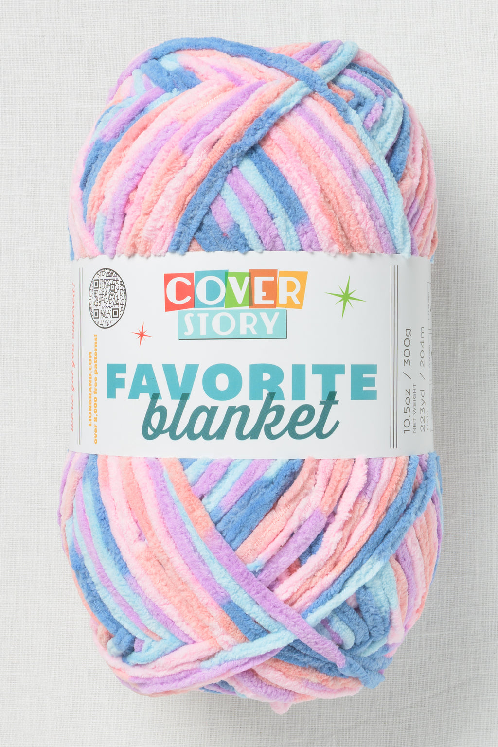 Lion Brand Cover Story Favorite Blanket 214AP Lullaby