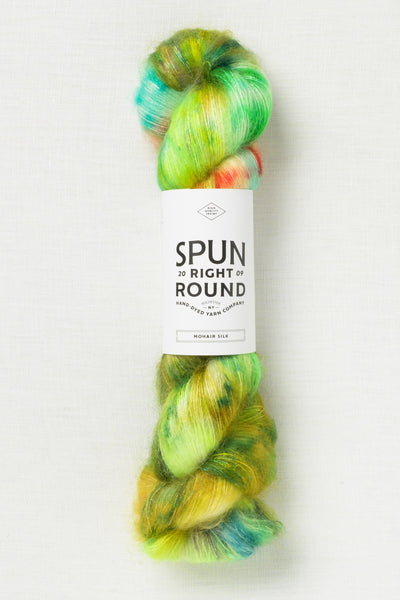Spun Right Round Mohair Silk Lace Flying Cactus