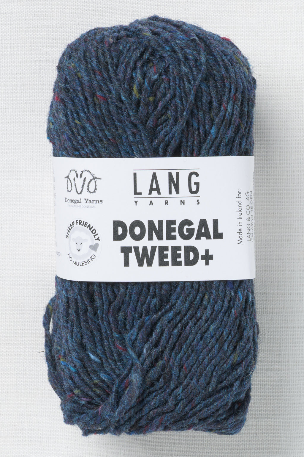 Lang Yarns Donegal Tweed Plus 10 Dark Denim