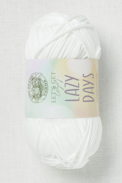 Lion Brand Lazy Days 100K Marshmallow