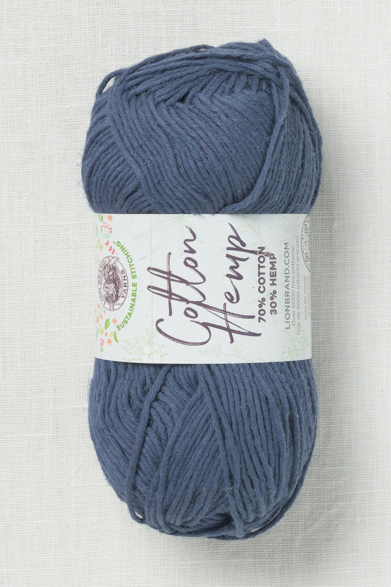 Lion Brand Cotton Hemp 110AS Deep Denim