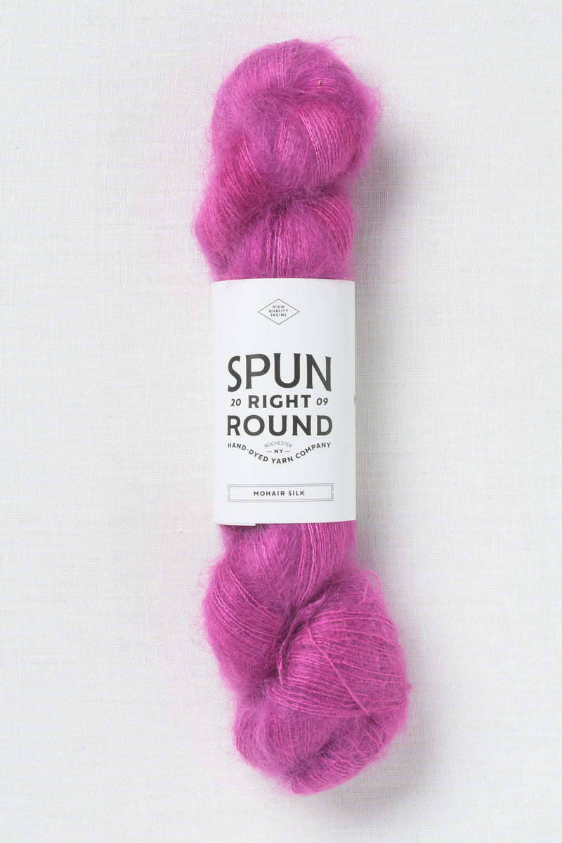Spun Right Round Mohair Silk Lace Orchids