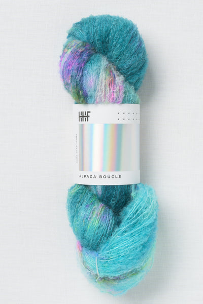 Hedgehog Fibres Alpaca Boucle Blue Lobster