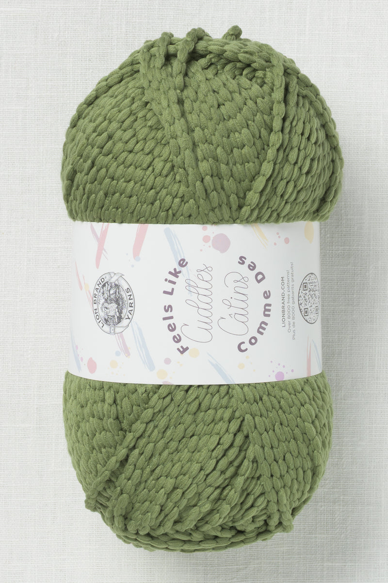 Lion Brand Feels Like Cuddles 172R Leek