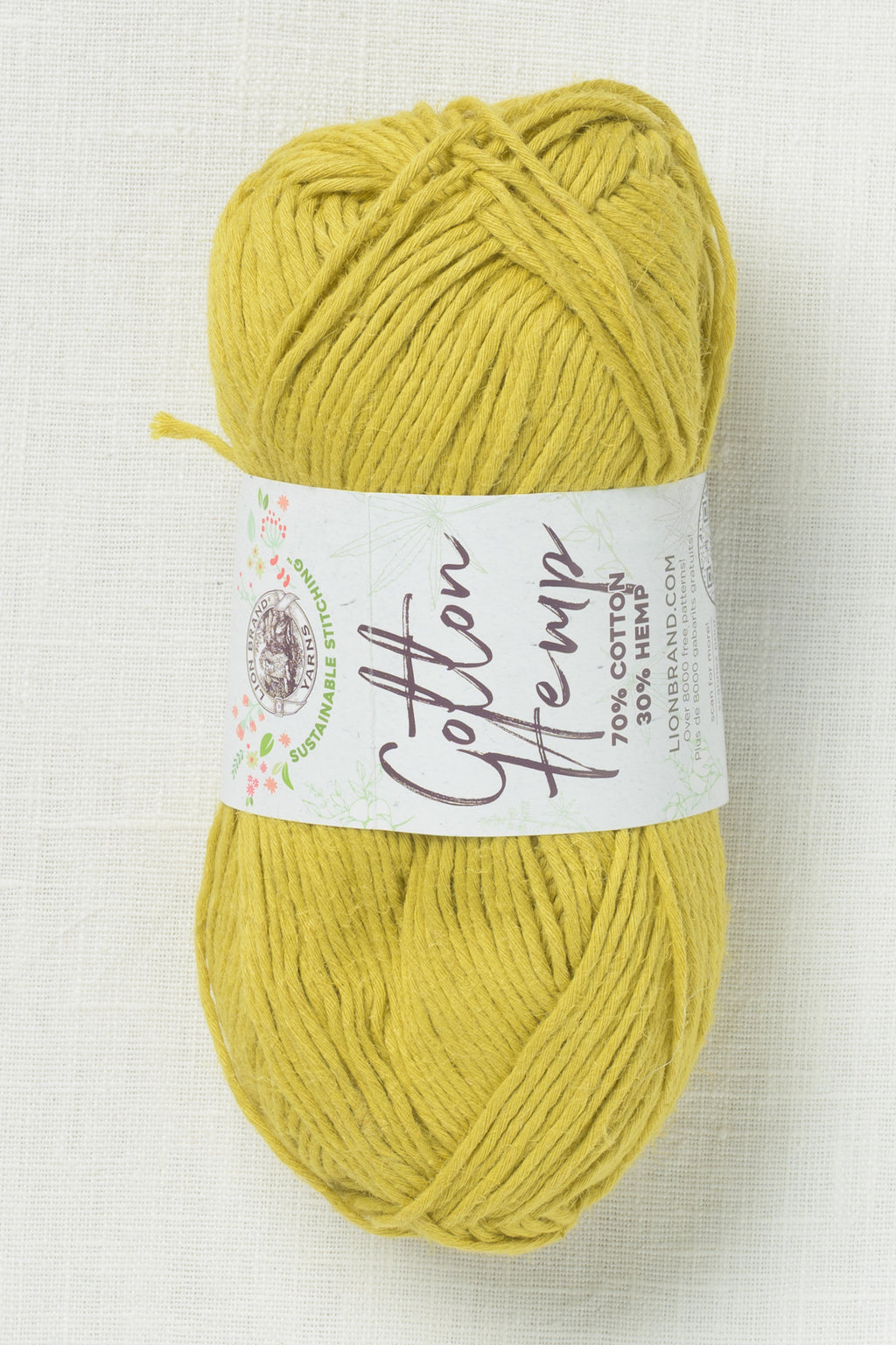 Lion Brand Cotton Hemp 157E Citron