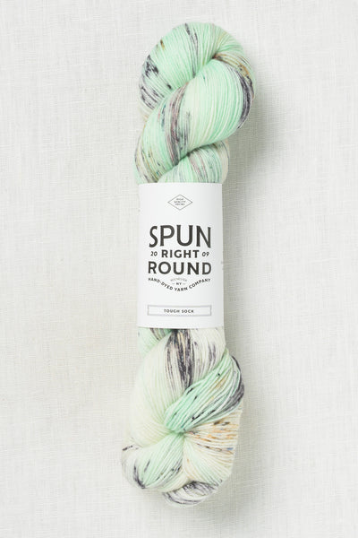 Spun Right Round Tough Sock Mint Chip