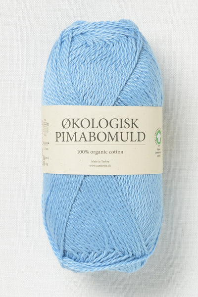 CaMaRose Økologisk Pimabomuld 3758 Lys Dueblå (Light Dove Blue)