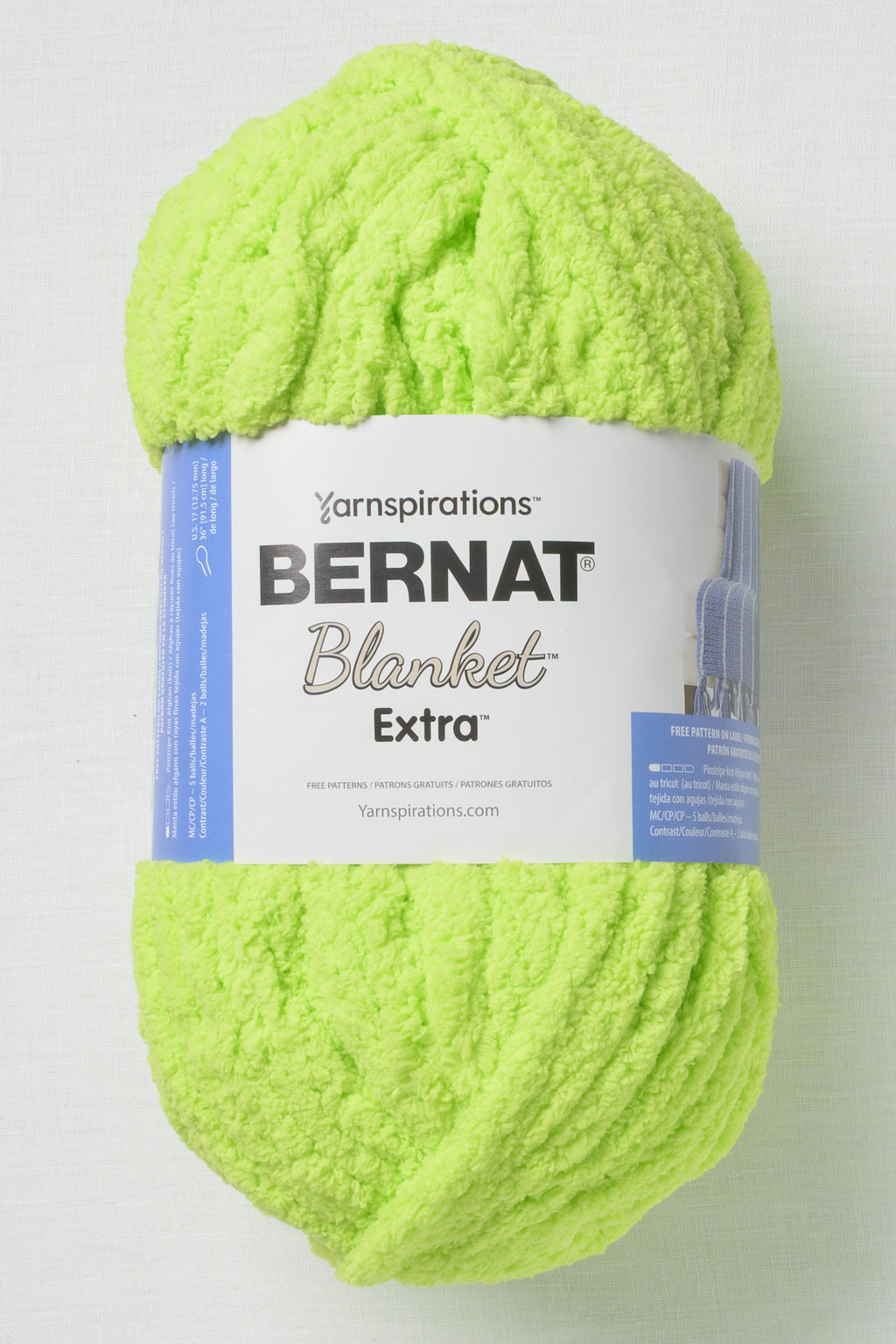 Bernat Blanket Extra Bright Lime