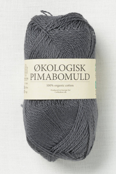 CaMaRose Økologisk Pimabomuld 3726 Mørkegrå (Dark Gray)