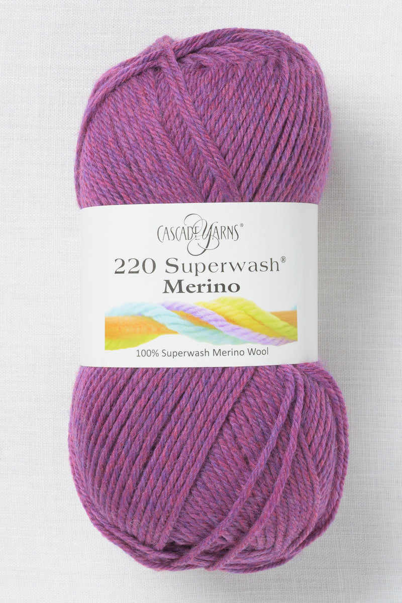 Cascade 220 Superwash Merino 156 Dahlia Heather