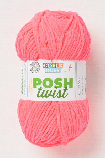 Lion Brand Cover Story Posh Twist 101CG Strawberry Glow