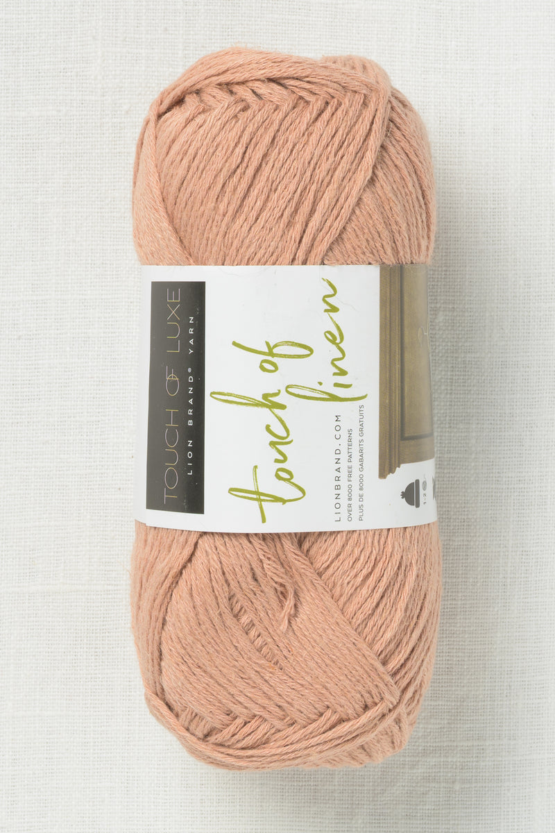 Lion Brand Touch of Linen 102W Clay