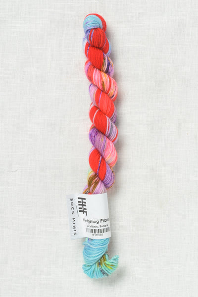Hedgehog Fibres Sock Minis Hibiscus