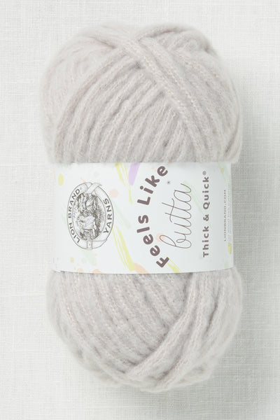 Lion Brand Feels Like Butta Thick & Quick 149AL Quiet Grey