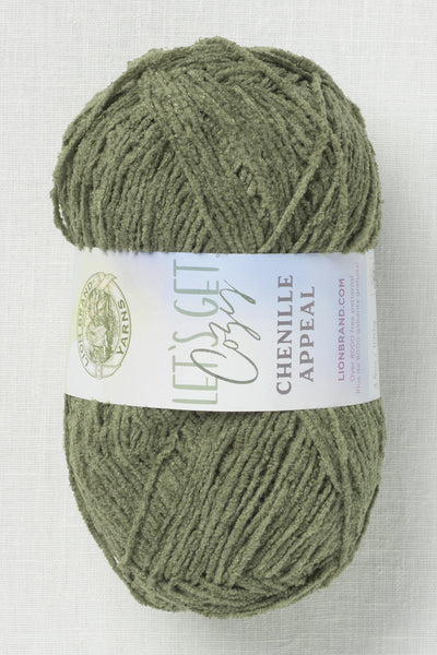 Lion Brand Chenille Appeal 177K Loden Green
